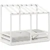 Image de Lit Pour Enfants Sans Matelas Blanc 70x140cm Bois De Pin Massif Vidaxl