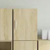 Image de vidaXL Armoire murale chêne sonoma 30x425x40 cm bois dingénierie 846091