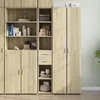 Image de vidaXL Buffet haut chêne sonoma 30x425x185 cm bois dingénierie 846238