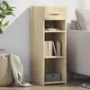 Image de vidaXL Buffet chêne sonoma 30x425x93 cm bois dingénierie armoire armoire latérale armoire de rangement armoire 846308