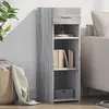 Image de Buffet Sonoma Gris 30x42,5x93 Cm Bois D'ingénierie Vidaxl