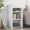 Image de Buffet Blanc 45x42,5x93 Cm Bois D'ingénierie Vidaxl
