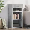 Image de Buffet Gris Béton 45x42,5x93 Cm Bois D'ingénierie Vidaxl
