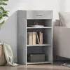 Image de Buffet Gris Béton 50x42,5x93 Cm Bois D'ingénierie Vidaxl