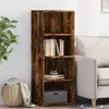 Image de Buffet Haut Chêne Fumé 45x41x124 Cm Bois D'ingénierie Vidaxl