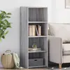 Image de Buffet Haut Sonoma Gris 45x41x124 Cm Bois D'ingénierie Vidaxl