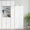 Image de Armoire De Rangement Mince Blanc 30x42,5x225 Cm Vidaxl