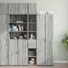 Image de Armoire De Rangement Mince Sonoma Gris 30x42,5x225 Cm Vidaxl