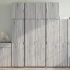 Image de vidaXL Buffet haut sonoma gris 80x425x249 cm bois dingénierie 3281369