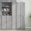 Image de Buffet Haut Sonoma Gris 30x42,5x185 Cm Bois D'ingénierie Vidaxl