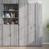 Image de Buffet Haut Sonoma Gris 40x42,5x185 Cm Bois D'ingénierie Vidaxl