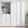 Image de vidaXL Buffet haut blanc 45x42 5x185 cm bois dingénierie 3281406