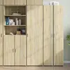 Image de Buffet Haut Chêne Sonoma 50x42,5x185 Cm Bois D'ingénierie Vidaxl