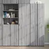 Image de Buffet Haut Sonoma Gris 50x42,5x185 Cm Bois D'ingénierie Vidaxl