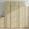 Image de Buffet Haut Chêne Sonoma 70x42,5x185 Cm Bois D'ingénierie Vidaxl