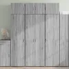 Image de vidaXL Buffet haut sonoma gris 70x425x185 cm bois dingénierie buffet armoire de rangement panneau latéral armoire 3281425