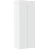 Image de Vidaxl buffet haut blanc 70x42,5x185 cm bois d'ingénierie