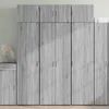 Image de vidaXL Buffet haut sonoma gris 70x42 5x185 cm bois dingénierie 3281432
