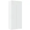 Image de Vidaxl buffet haut blanc 80x42,5x185 cm bois d'ingénierie