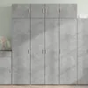 Image de vidaXL Buffet haut gris béton 80x425x185 cm bois dingénierie 3281437