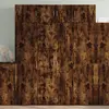 Image de Buffet Haut Chêne Fumé 80x42,5x185 Cm Bois D'ingénierie Vidaxl