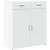 Image de Vidaxl buffet blanc 80x42,5x93 cm bois d'ingénierie