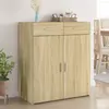 Image de Buffet Chêne Sonoma 80x42,5x93 Cm Bois D'ingénierie Vidaxl