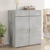 Image de Buffet Gris Béton 80x42,5x93 Cm Bois D'ingénierie Vidaxl