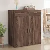 Image de Buffet Chêne Marron 80x42,5x93 Cm Bois D'ingénierie Vidaxl