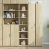 Image de Buffet Haut Chêne Sonoma 40x41x185 Cm Bois D'ingénierie Vidaxl