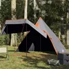 Image de vidaXL Tente de camping tipi 5 personnes gris imperméable tente abri de camping abri de jardin tente de jardin abri 4009409