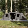Image de vidaXL Tente familiale tunnel 6 personnes marron imperméable