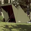 Image de vidaXL Tente familiale tipi 6 personnes vert olive imperméable 4009442