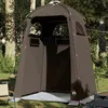 Image de vidaXL Tente de douche marron imperméable 4009477
