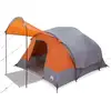 Image de Vidaxl tente familiale tunnel 8 personnes gris et orange imperméable