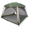 Image de Vidaxl tente de cabine familiale 6 personnes vert imperméable