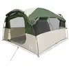 Image de Vidaxl tente familiale tunnel 6 personnes vert imperméable