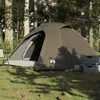 Image de vidaXL Tente de camping à dôme 3 personne marron imperméable tente abri de camping abri de jardin tente de jardin abri 4009616