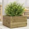 Image de vidaXL Jardinière 40x40x23 cm bois de pin imprégné jardinière dextérieur bac à fleurs boîte à plantes jardinière de 847182
