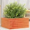 Image de Jardinière Cire Marron 50x50x23 Cm Bois De Pin Massif Vidaxl