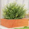 Image de Jardinière Cire Marron 70x70x23 Cm Bois De Pin Massif Vidaxl
