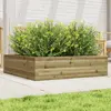 Image de Jardinière 90x90x23 Cm Bois De Pin Imprégné Vidaxl