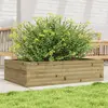 Image de Jardinière 90x60x23 Cm Bois De Pin Imprégné Vidaxl