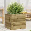 Image de Jardinière 50x50x45,5 Cm Bois De Pin Imprégné Vidaxl