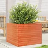 Image de Jardinière Cire Marron 60x60x45,5 Cm Bois De Pin Massif Vidaxl
