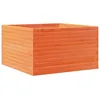 Image de Jardinière Cire Marron 80x80x45,5 Cm Bois De Pin Massif Vidaxl