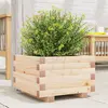 Image de Jardinière 40x40x26,5 Cm Bois De Pin Massif Vidaxl