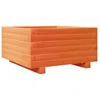 Image de Jardinière Cire Marron 50x50x26,5 Cm Bois De Pin Massif Vidaxl