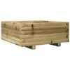 Image de Jardinière 60x60x26,5 Cm Bois De Pin Imprégné Vidaxl