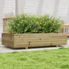 Image de Jardinière 110x60x26,5 Cm Bois De Pin Imprégné Vidaxl
